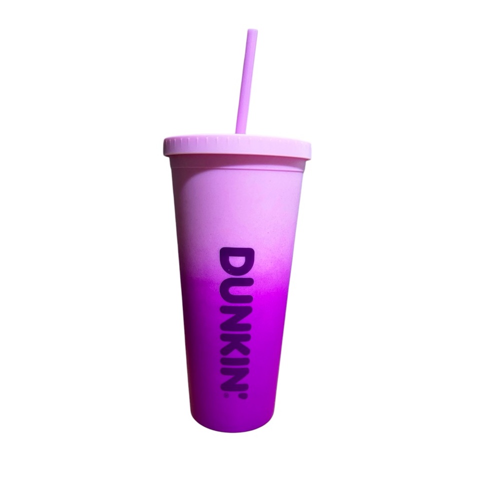 Dunkin’ Acrylic Tumbler Pink to purple 20oz